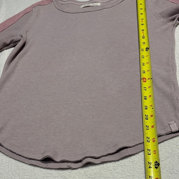We the Free Long Sleeve Thermal Tasha Top Pink/Daytime Fireworks 
M - Picture 6 of 11